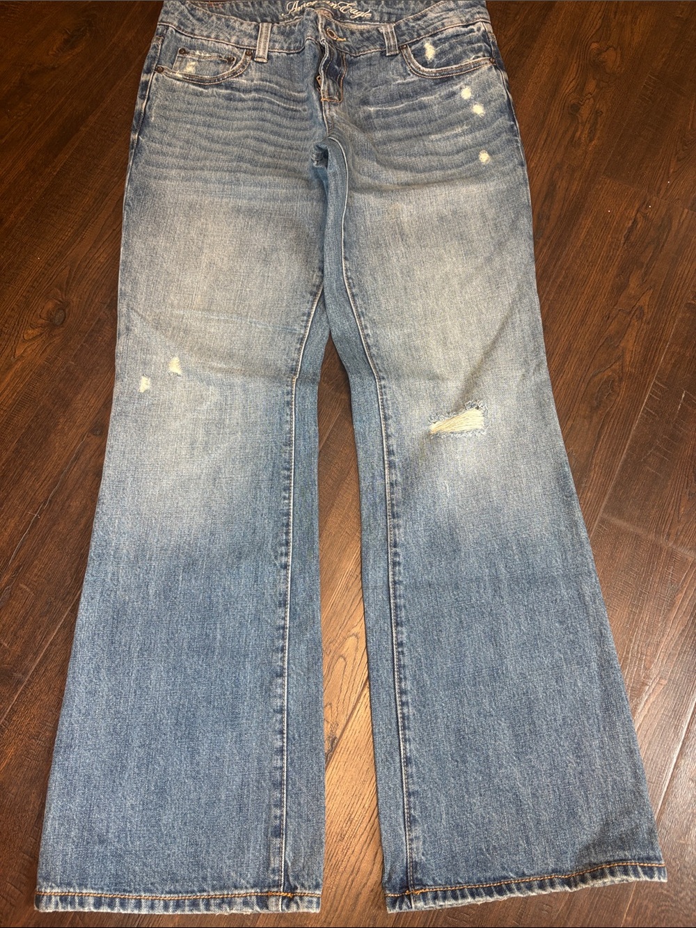 American Eagle Outfitters Vintage Women Favorote Boyfriend Jeans Medium Wash 14L